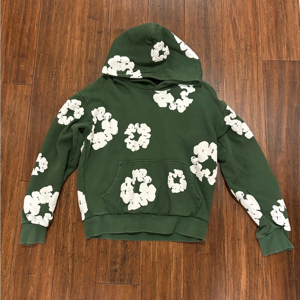 Denim Tears Green Hoodie